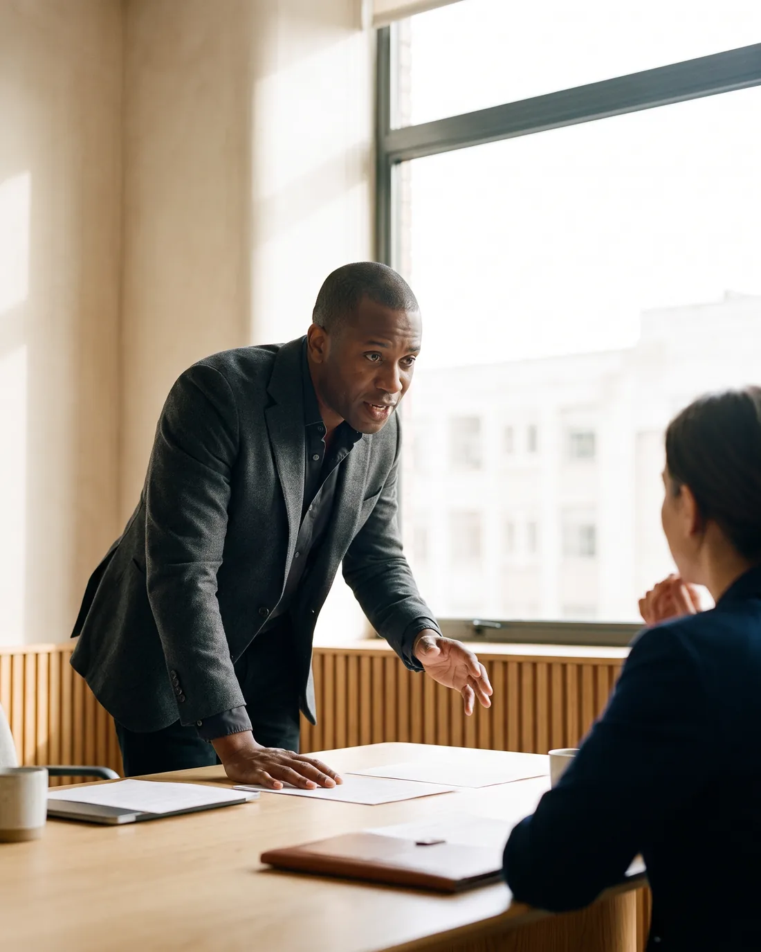 A fractional CFO at work in a Atlanta business setting